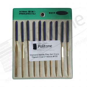 limas diamantadas banho titanio